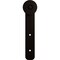 Ekena Millwork Economy Straight Strap Silent Roller Hanger w/ Bolts for Barn Door for 1 3/8" to 1 3/4" Doors GB6008RAB - alternate 3
